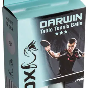 Fox TT Darwin 3 Star Table Tennis Balls (Pack of 6)