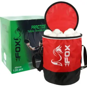 Fox TT Practice Table Tennis Balls & Bag (Pack of 120)